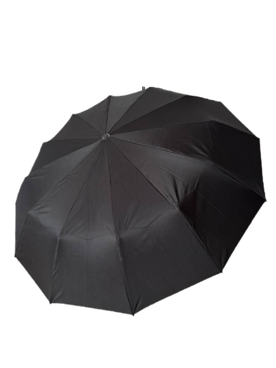 Парасолька-автомат SKS 12 шестисегментних спиць з системою антивітер Чорний - фото 1 Парасолька-автомат SKS 12 шестисегментних спиць з системою антивітер Чорний - фото 1