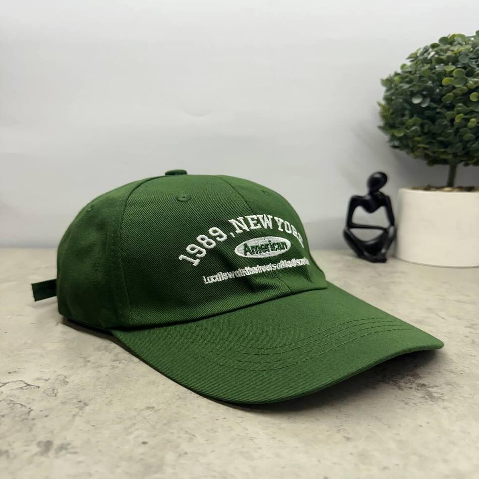 Кепка-бейсболка літня New York OS Зелений (00203) - фото 2 Кепка-бейсболка літня New York OS Зелений (00203) - фото 2