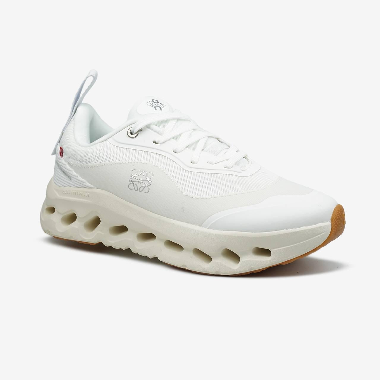Кроссовки женские в стиле Loewe x Cloudtilt White р. 39 Белый с бежевым (OL306)