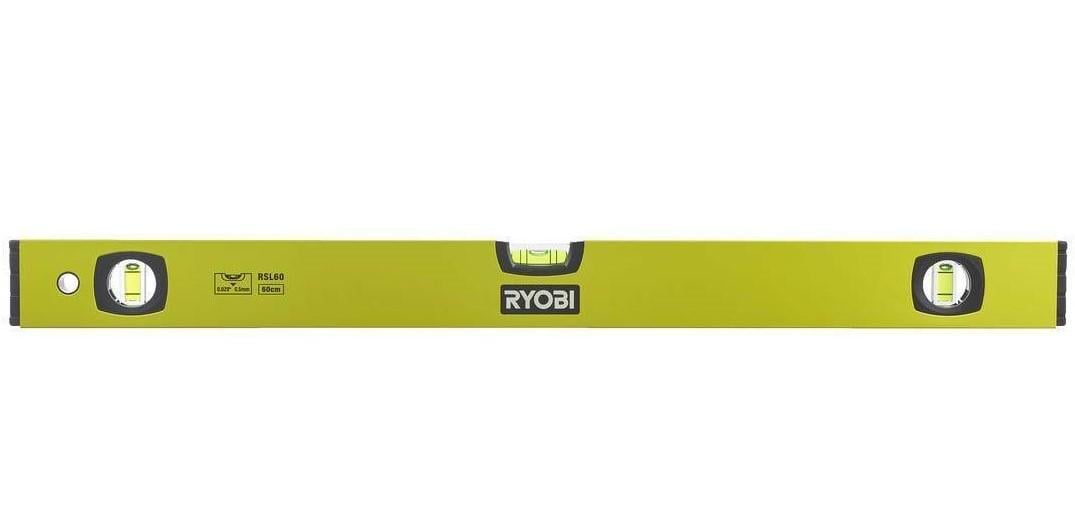 Уровень строительный Ryobi RSL60 3 капсулы 60 см Салатовый (27316583)