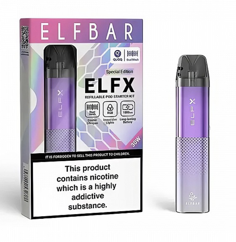 Pod-система Elf Bar ELFX Pod Kit 1000 мАч Purple