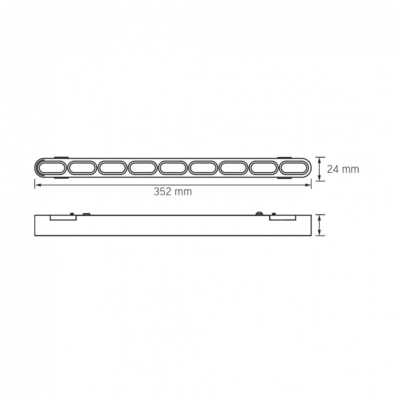 Світильник магнітний трековий Videx 18W 4000K 48V Black (VL-TRMS-LD19B) - фото 2