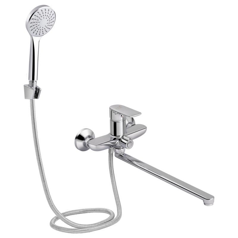 Змішувач для ванни Lidz CRM 23 48 005A-1 24 49 005A-1 довгий вилив (k35)