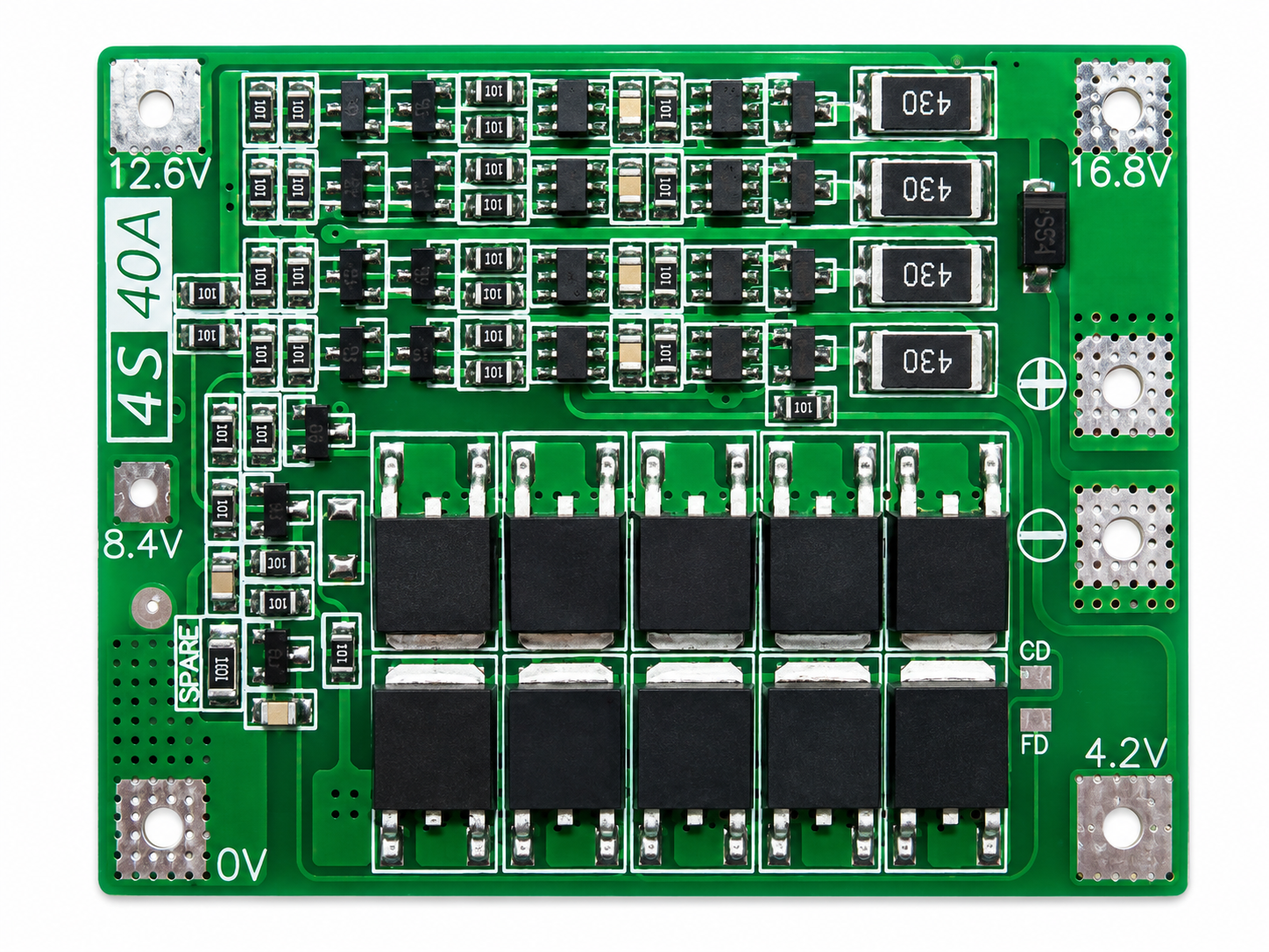 Контроллер bMS 4S Li-Ion 18650 40A балансировочная версия (1004-046-00)