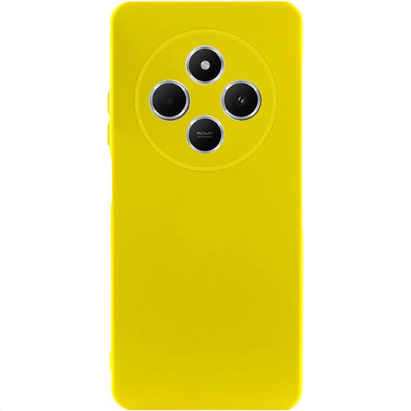 Противоударный чехол Silicone Cover Lakshmi Full Camera (AAA) для Xiaomi Redmi 14C / Poco C75 Желтый / Yello