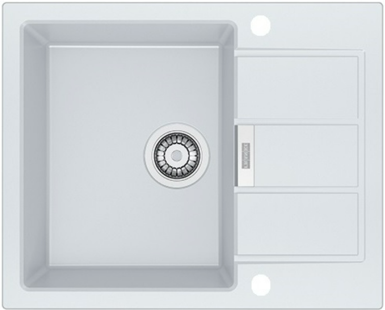Мойка для кухни Franke Sirius 2.0 S2D 611-62 143.0627.382 врезная оборотная из тектонайта с 2 отверстиями Белый (17664446)