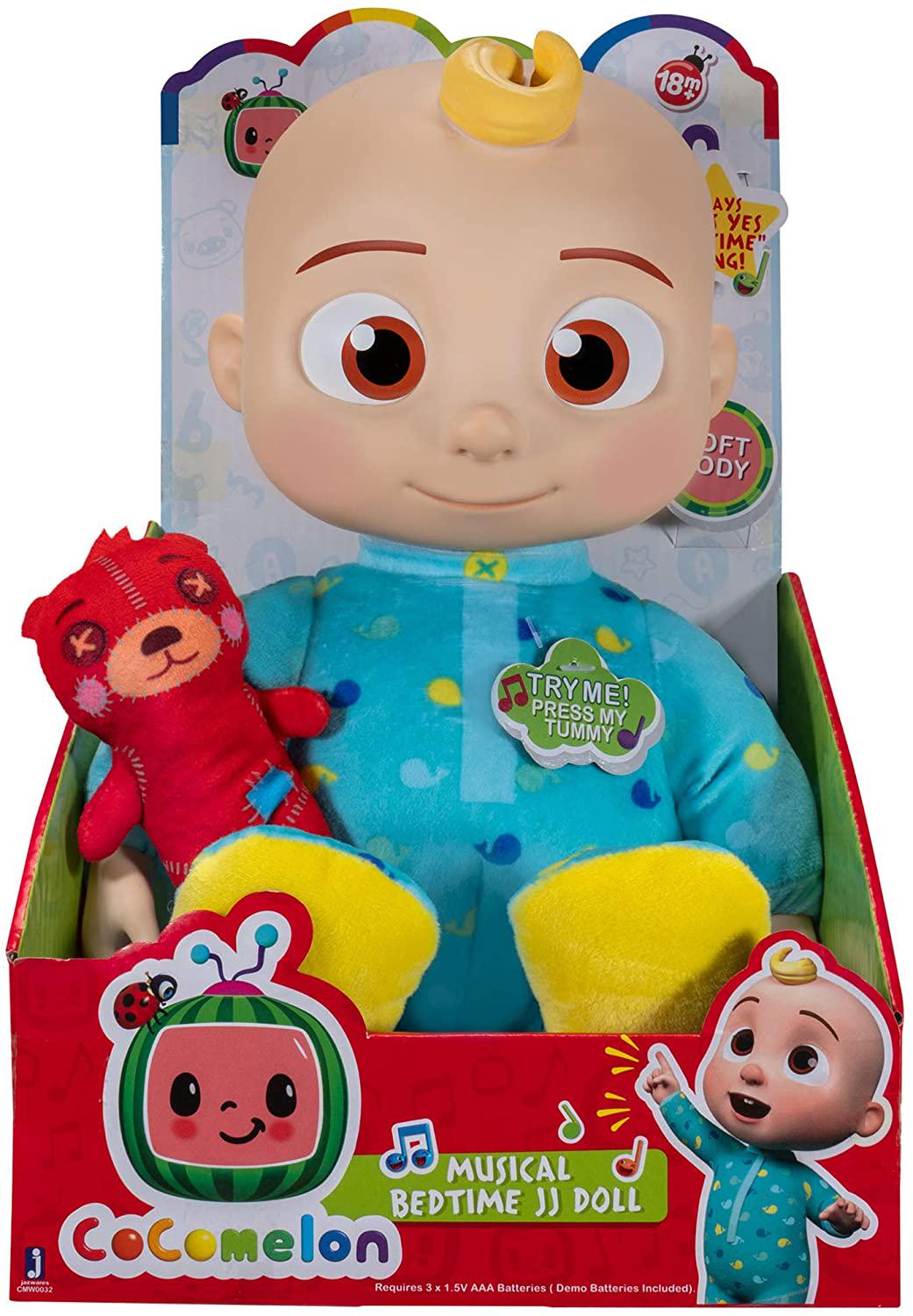 Интерактивная мягкая игрушка CoComelon Roto Plush Bedtime JJ Doll Джей Джей (CMW0016)
