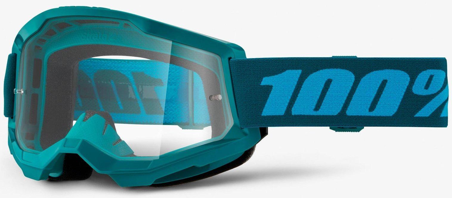 Мотоокуляри 100% STRATA 2 Goggle Stone/Clear Lens (34644)