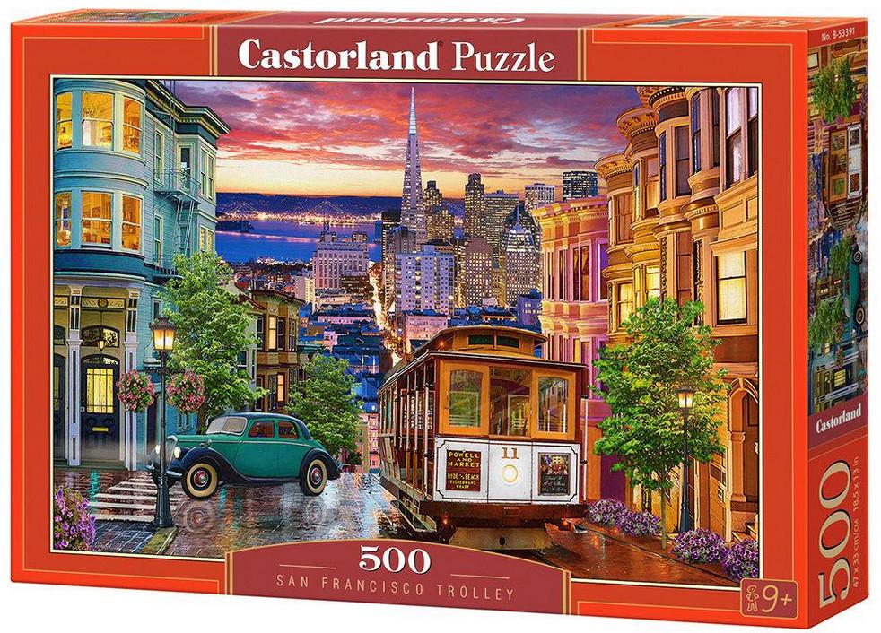 Пазл Castorland Трамвай в Сан-Франциско 500 дет.