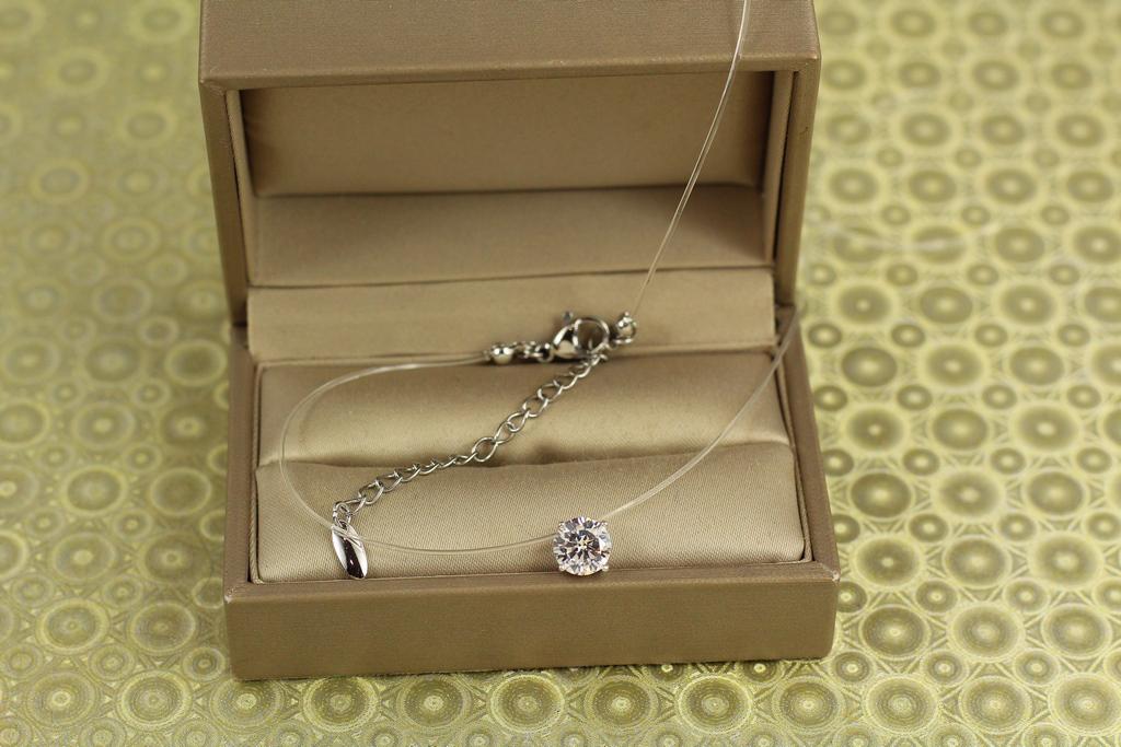 Леска Xuping Jewelry камень 7 мм 40 см приложение 5 см Серебристый (34315780)