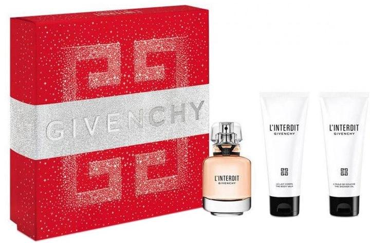 Подарунковий набір для жінок Givenchy L'Interdit парфумована вода 50 мл/гель для душу 75 мл/молочко для тіла 75 мл (106587)