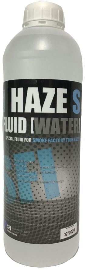 Жидкость для генераторов тумана Haze S Fluid Water 1 л (3014308785)
