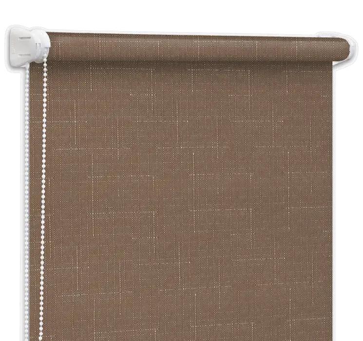 Роллета на окна тканевая Len 7439 87,5х160 см Шоколадный (18863649)