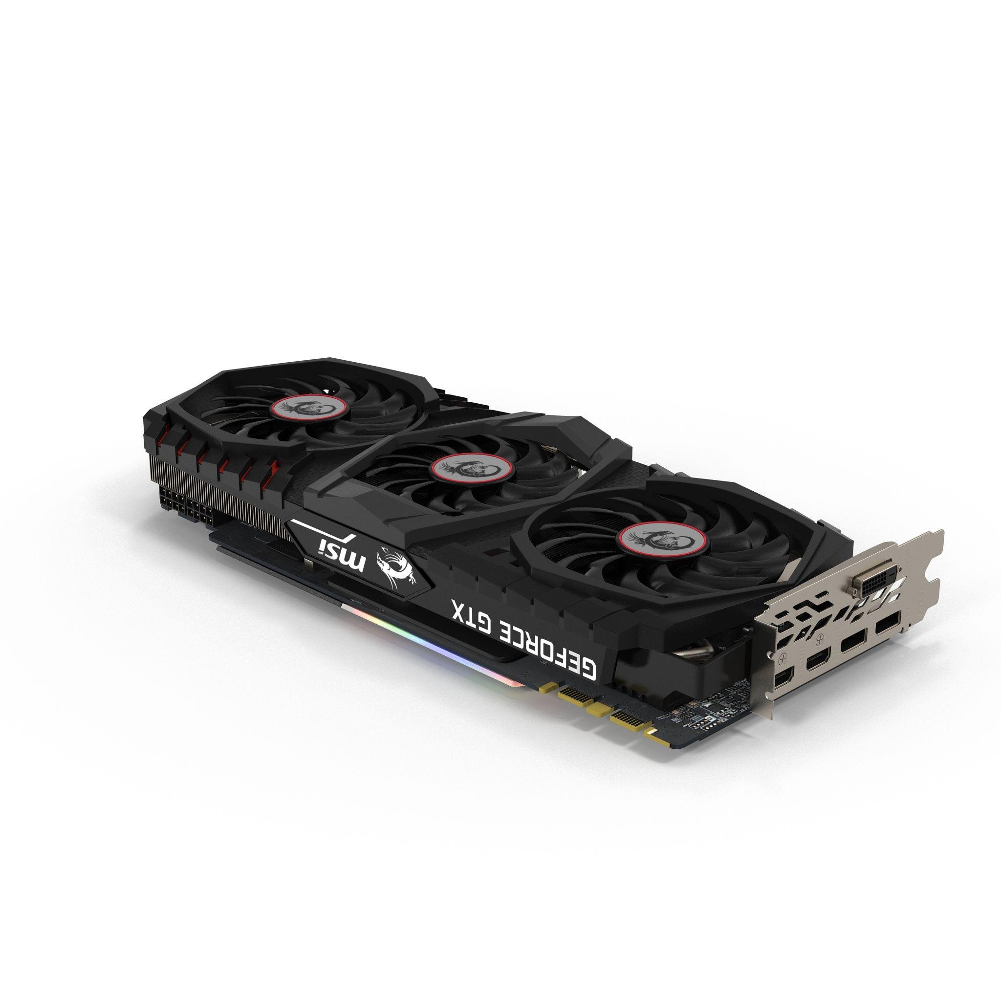 Відеокарта MSI GeForce GTX 1080 Ti Gaming Trio 11GB (22517066) - фото 2