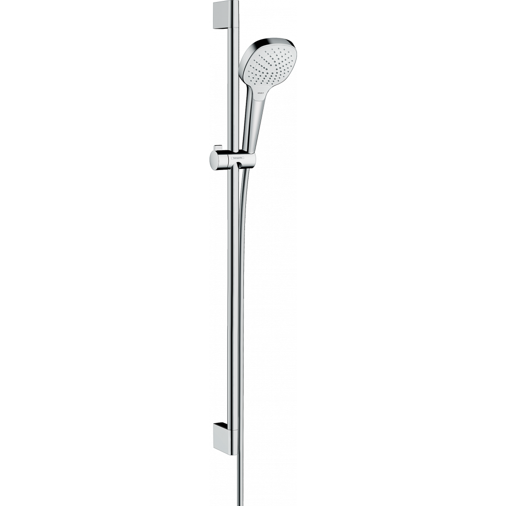 Душевой комплект со штангой Hansgrohe Croma Select E 26592400 Белый (102004)