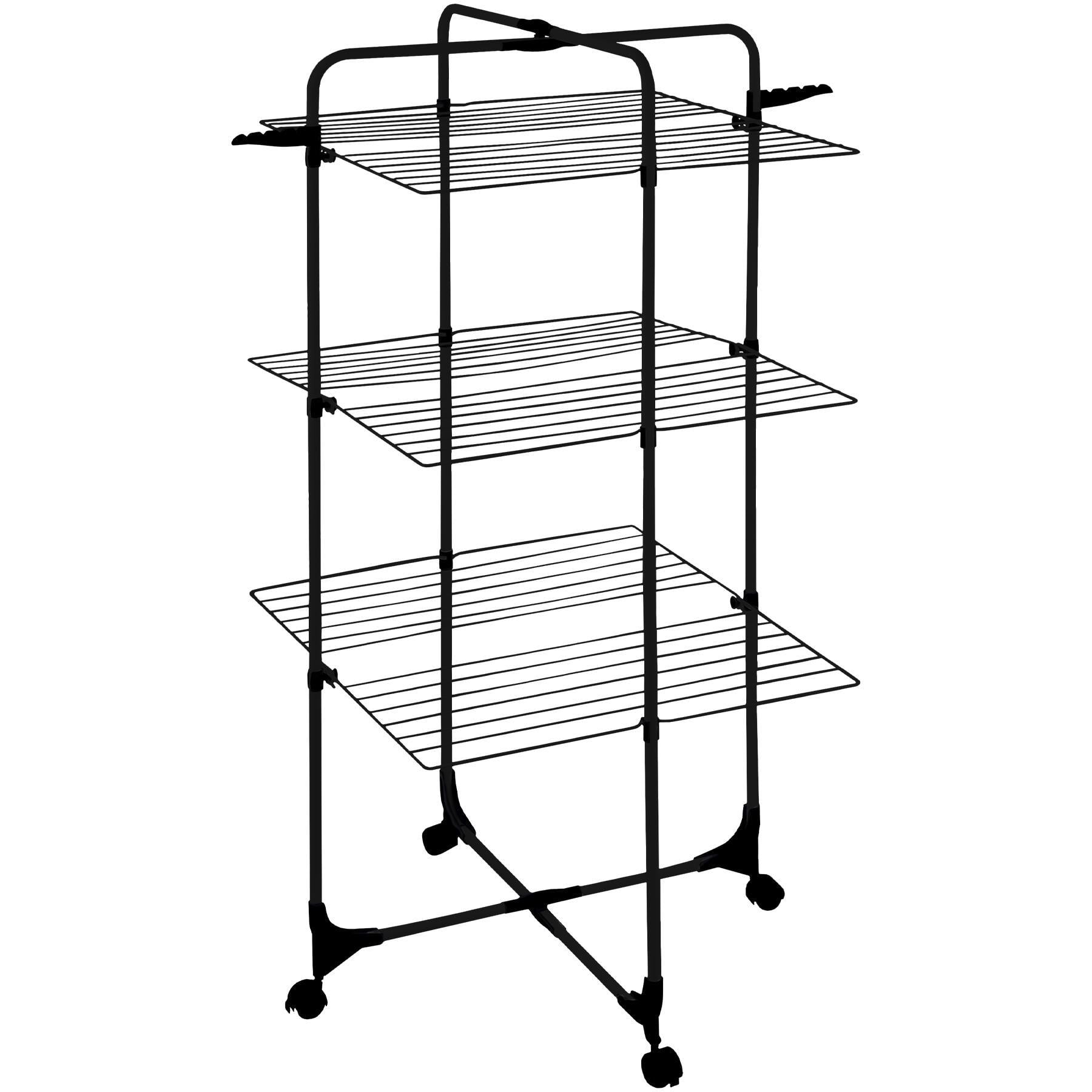 Сушилка для белья напольная Casa Si Exo 3 сталь 30 м Черный