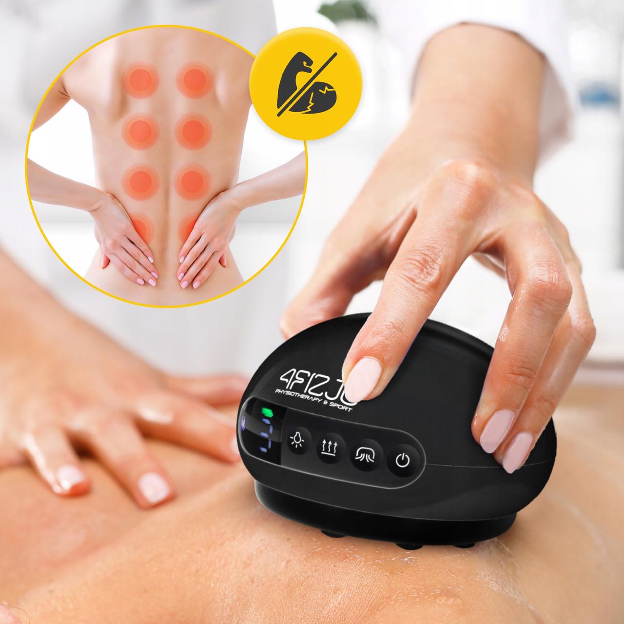 Банка вакуумна масажна 4FIZJO акумуляторна з ІЧ прогрівом Black (P-5907739318695) - фото 2 Банка вакуумна масажна 4FIZJO акумуляторна з ІЧ прогрівом Black (P-5907739318695) - фото 2