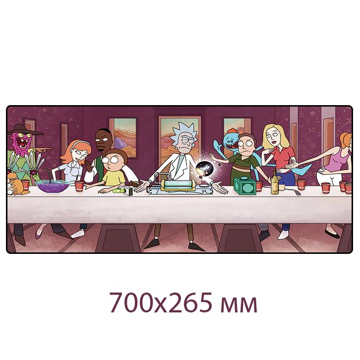 Большой плакат Рик и Морти RESTEQ 700x265 мм. Постер Rick and Morty - фото 2