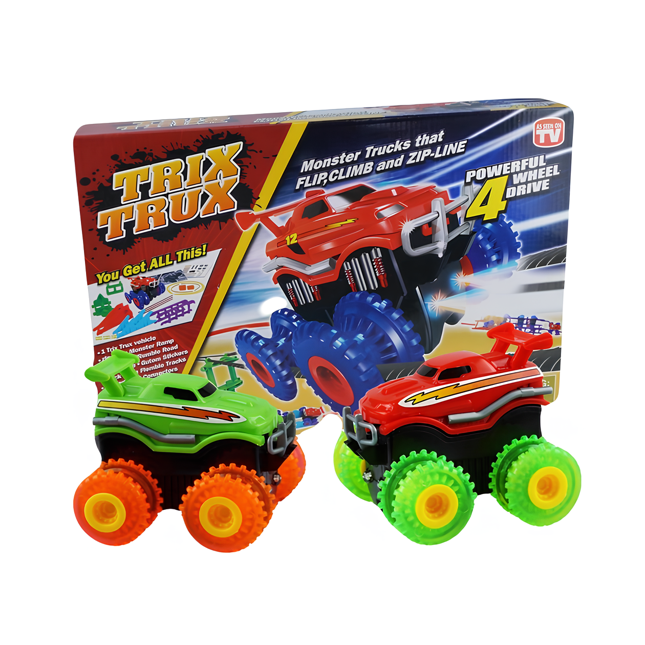 Трек детский автомобильный Trix Trux канатный (00466)