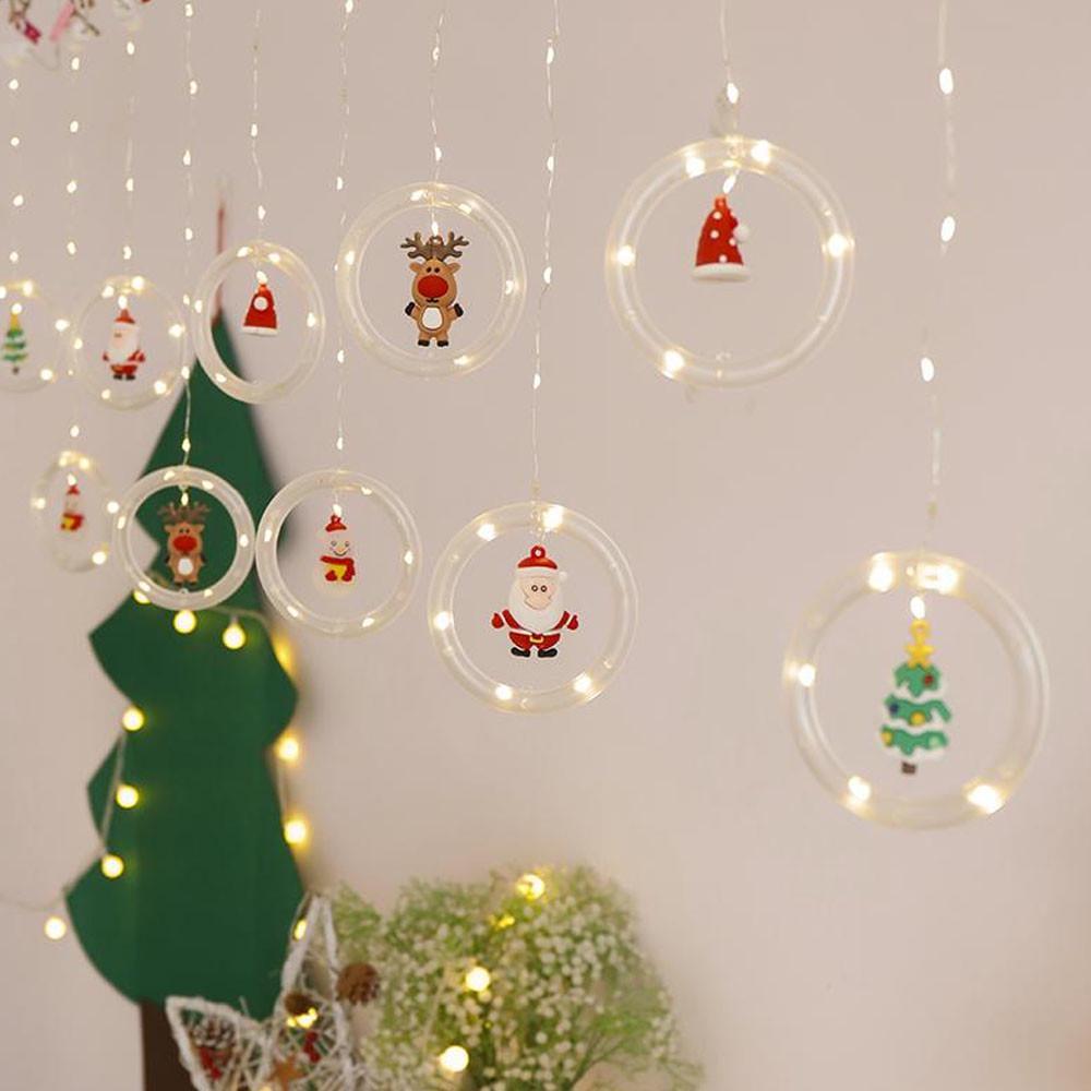 Штора Xmas Кольца с фигурами 3 м х 70 см 110L W Белый (8dd7ff83) Штора Xmas Кольца с фигурами 3 м х 70 см 110L W Белый (8dd7ff83)
