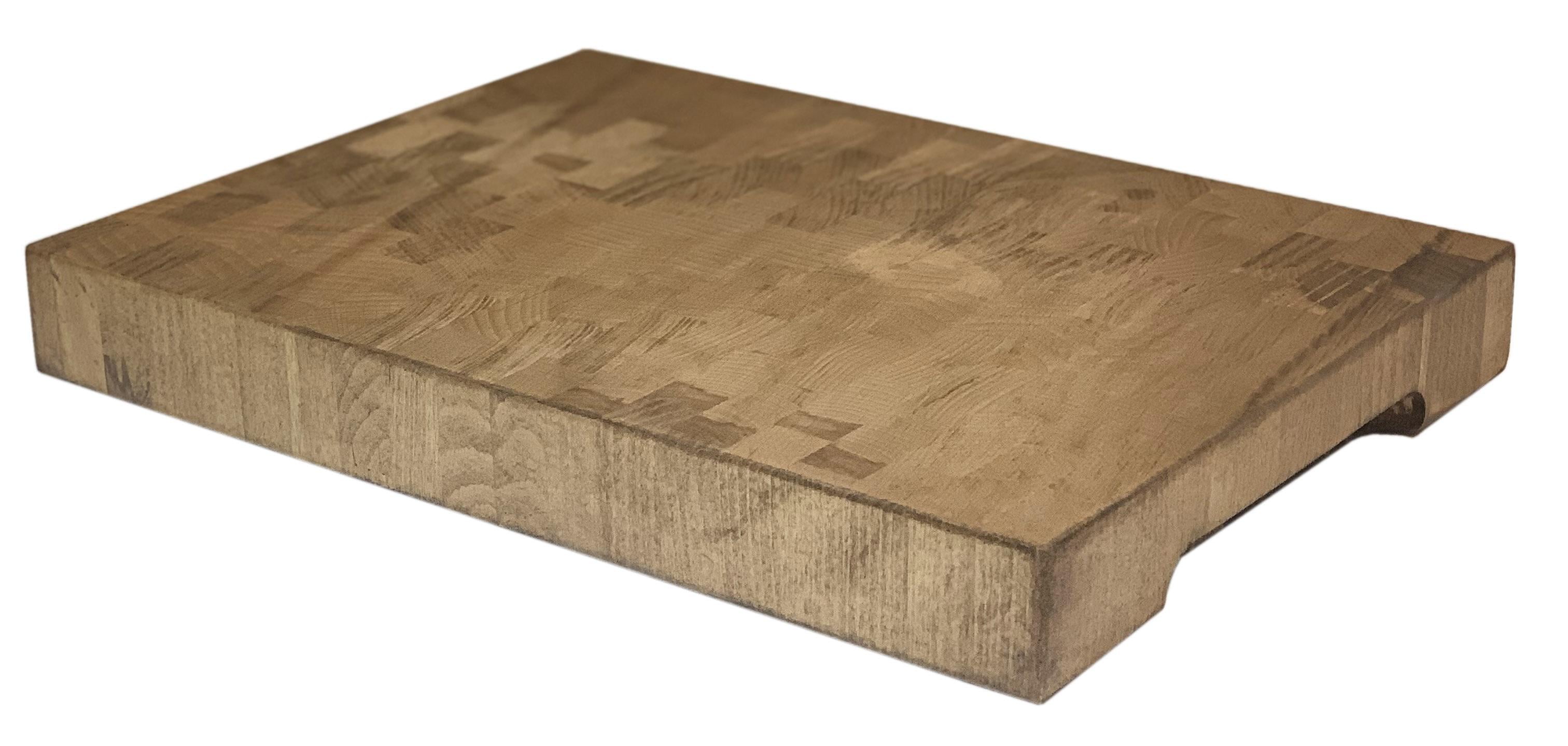 Доска кухонная торцевая 350x250x40 мм Орех