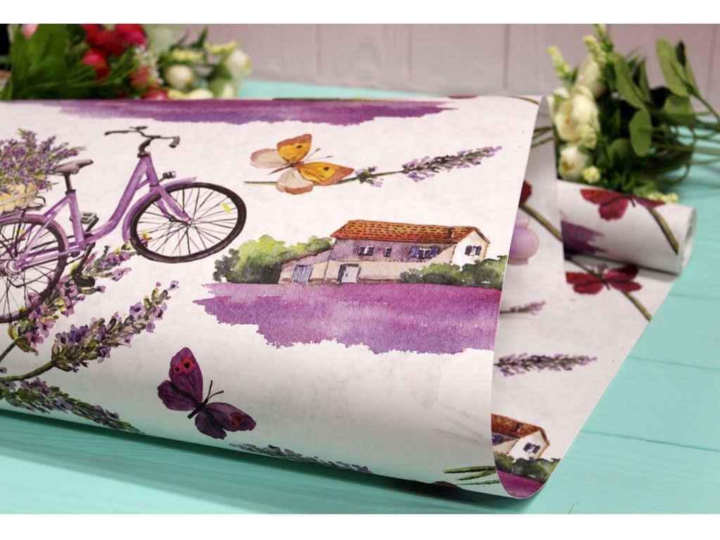 Папір подарунковий крафт Упаковкин 70 см 8 м 2-СТ №1012БЛ 2-СТ (823545)