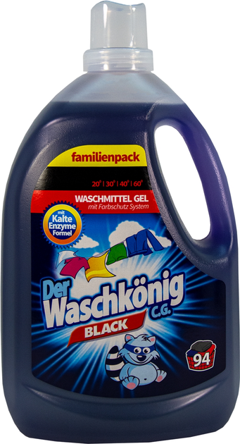 Гель для прання Der Waschkonig Black 3,305 л