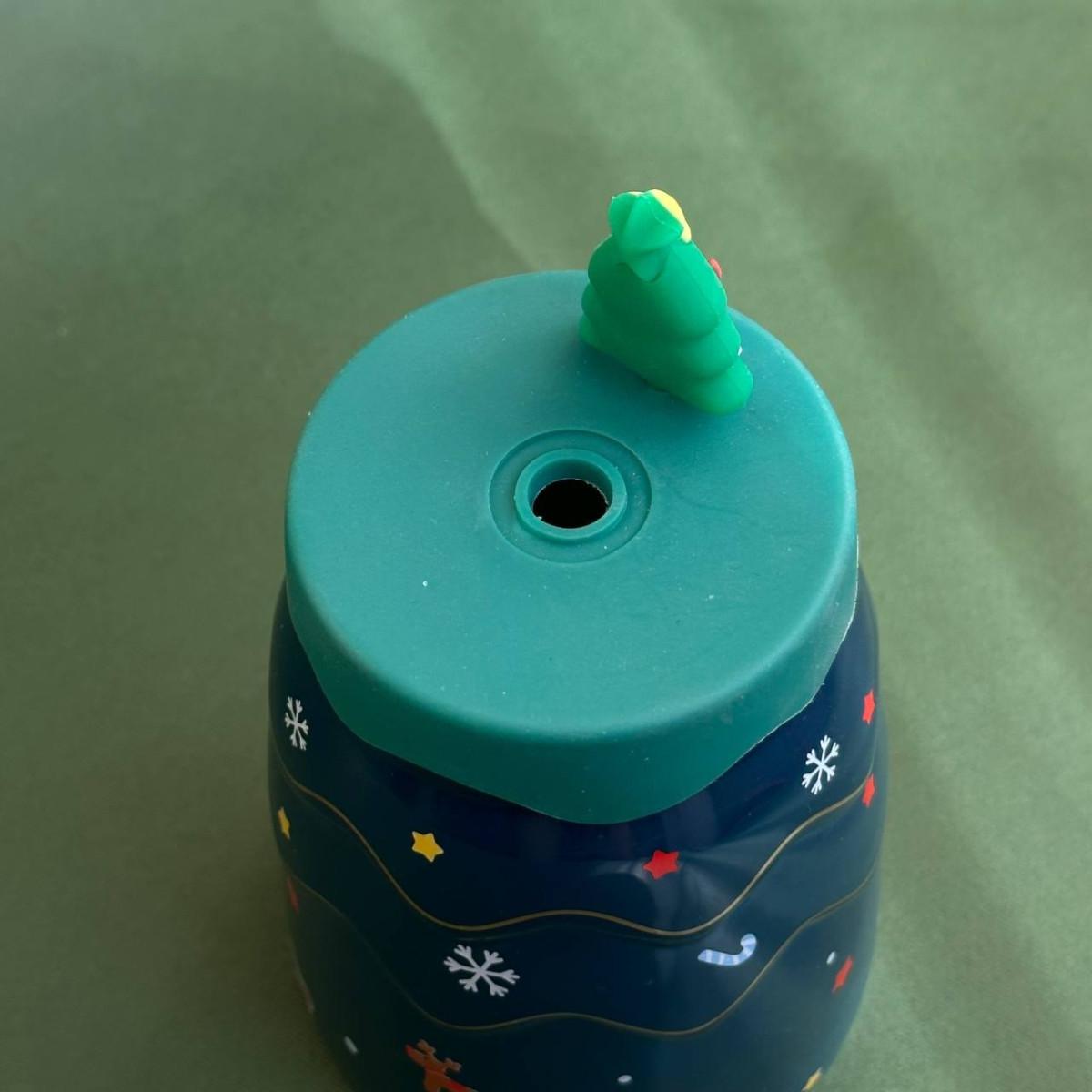 Стакан новогодний Merry Christmas 13334 400 мл Зеленый (4625618) - фото 3