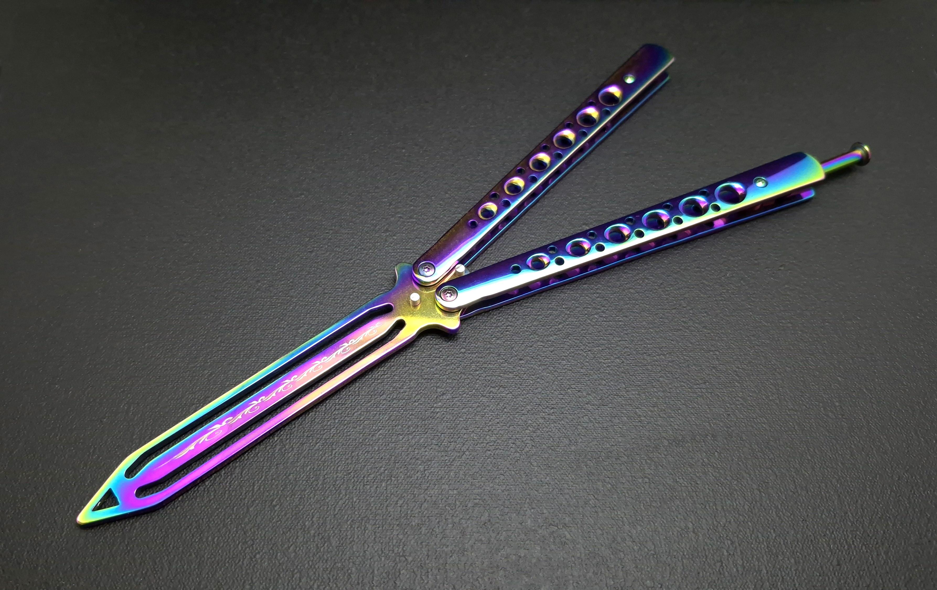 Ніж метелик тренувальний Halif GR з чохлом