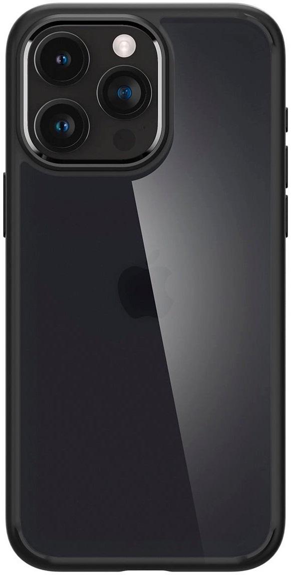 Чохол накладка для телефону Spigen Ultra Hybrid для Apple iPhone 15 Pro Прозорий/Чорний (ACS06709)