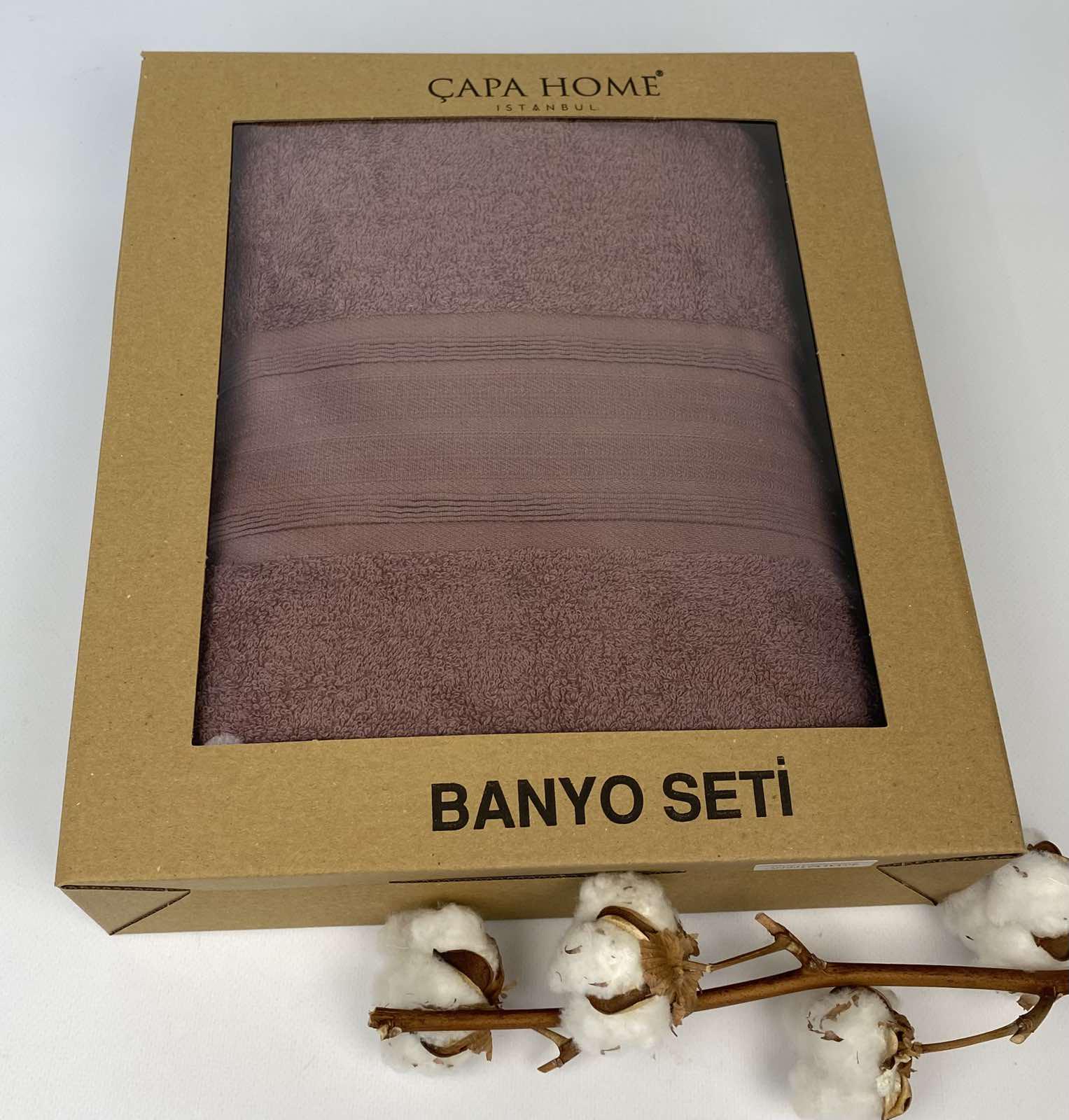Набор полотенец Capa Home 2 шт. Темно-розовый (CN21548)