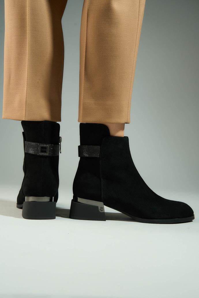 Черевики жіночі Fabio Monelli р. 39 Чорний (179182) - фото 3 Черевики жіночі Fabio Monelli р. 39 Чорний (179182) - фото 3