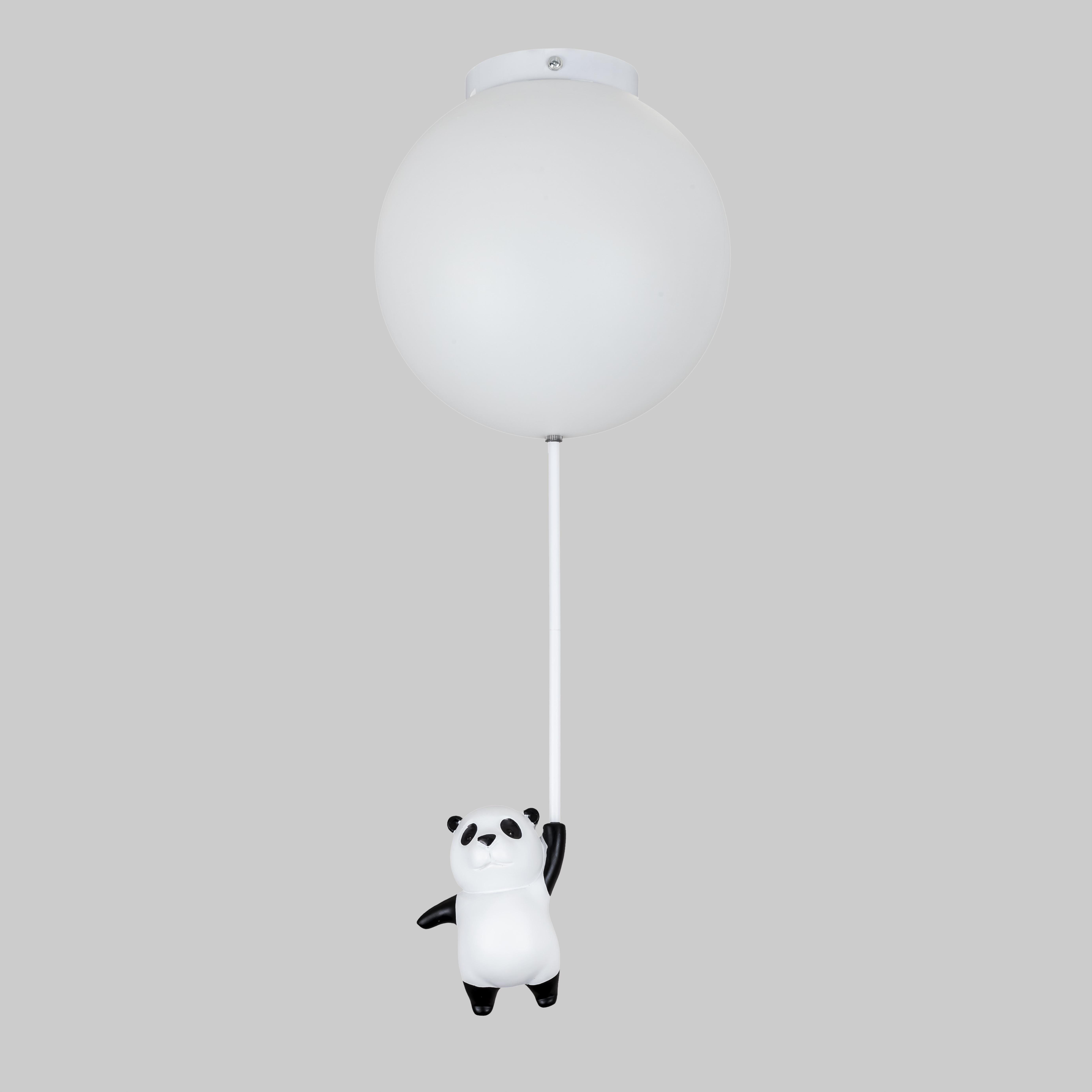 Люстра стельова Пандочка Білий (52-9829C-1(200) WH+WH)