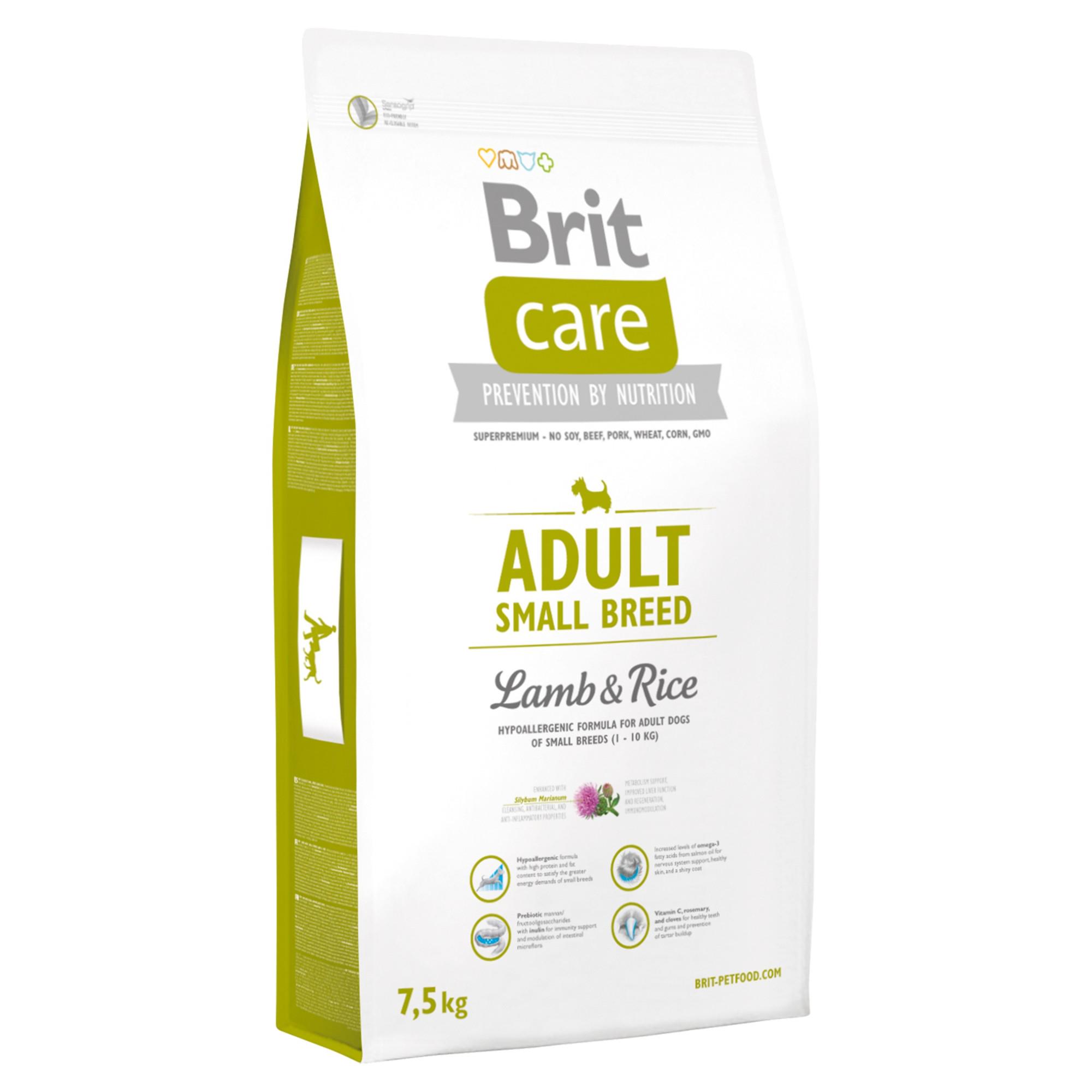 Сухой корм для собак мелких пород Brit Care Small Breed Lamb & Rice 7.5 кг (8595602509881) Сухой корм для собак мелких пород Brit Care Small Breed Lamb & Rice 7.5 кг (8595602509881)