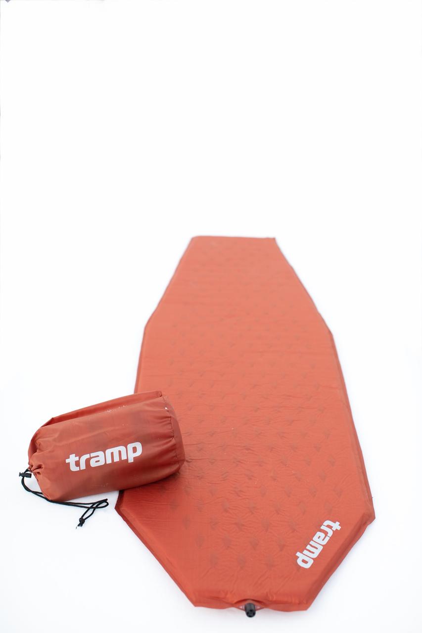 Коврик самонадувающийся Tramp Ultralight TPU 180х50х2,5 см Оранжевый (TRI-022) - фото 2