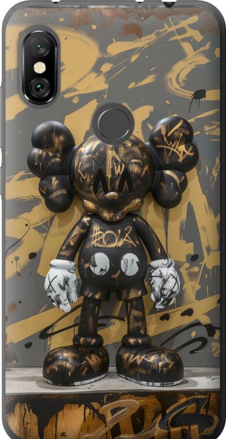 Чехол на Xiaomi Redmi Note 6 Pro Bronze kaws (6097t-1551-42517)