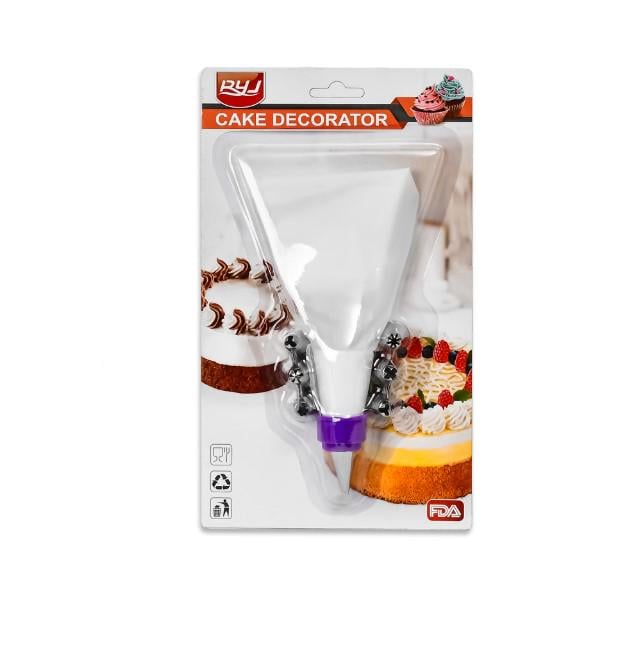 Кондитерский мешок с насадками 8 пр. 15х26 см (AN0137789) - фото 1