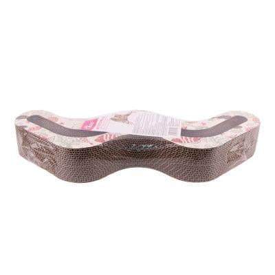 Дряпка для котів Eastland Хвиля з котячою м'ятою 49,5х15х7 см (557-074)