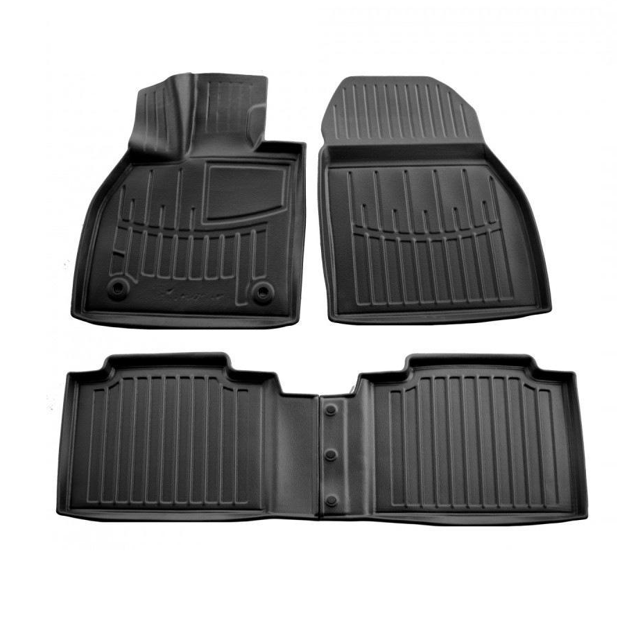 Коврики Stingray 3D Stingray для Toyota bZ4X полиуретан Черный