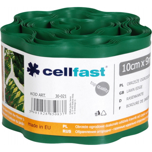 Бордюр Cellfast огородно-газонный 30 Dark green (30-021)