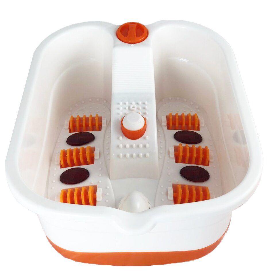 Масажер-ванна для ніг Rias Footbath Massager RF-368A White/Orange (3_02725)