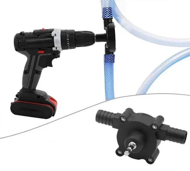 Насос на дрель и шуруповерт для перекачки жидкости - фото 8