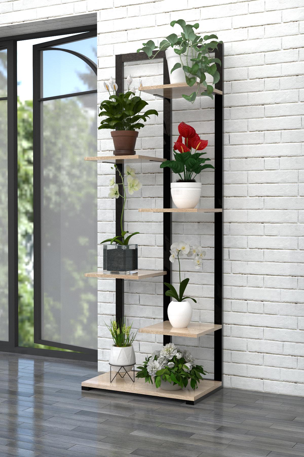 Подставка для цветов EcoLoft Лофт Ардана DSP-1217 Дуб сонома (26761062)