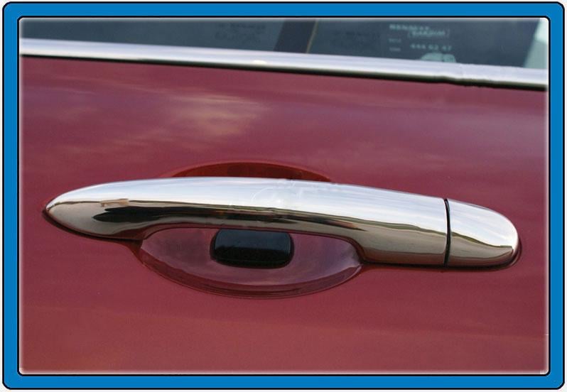 Накладки на ручки 4 шт Omsa Line для Renault Clio III 2005-2012 гг. Хром
