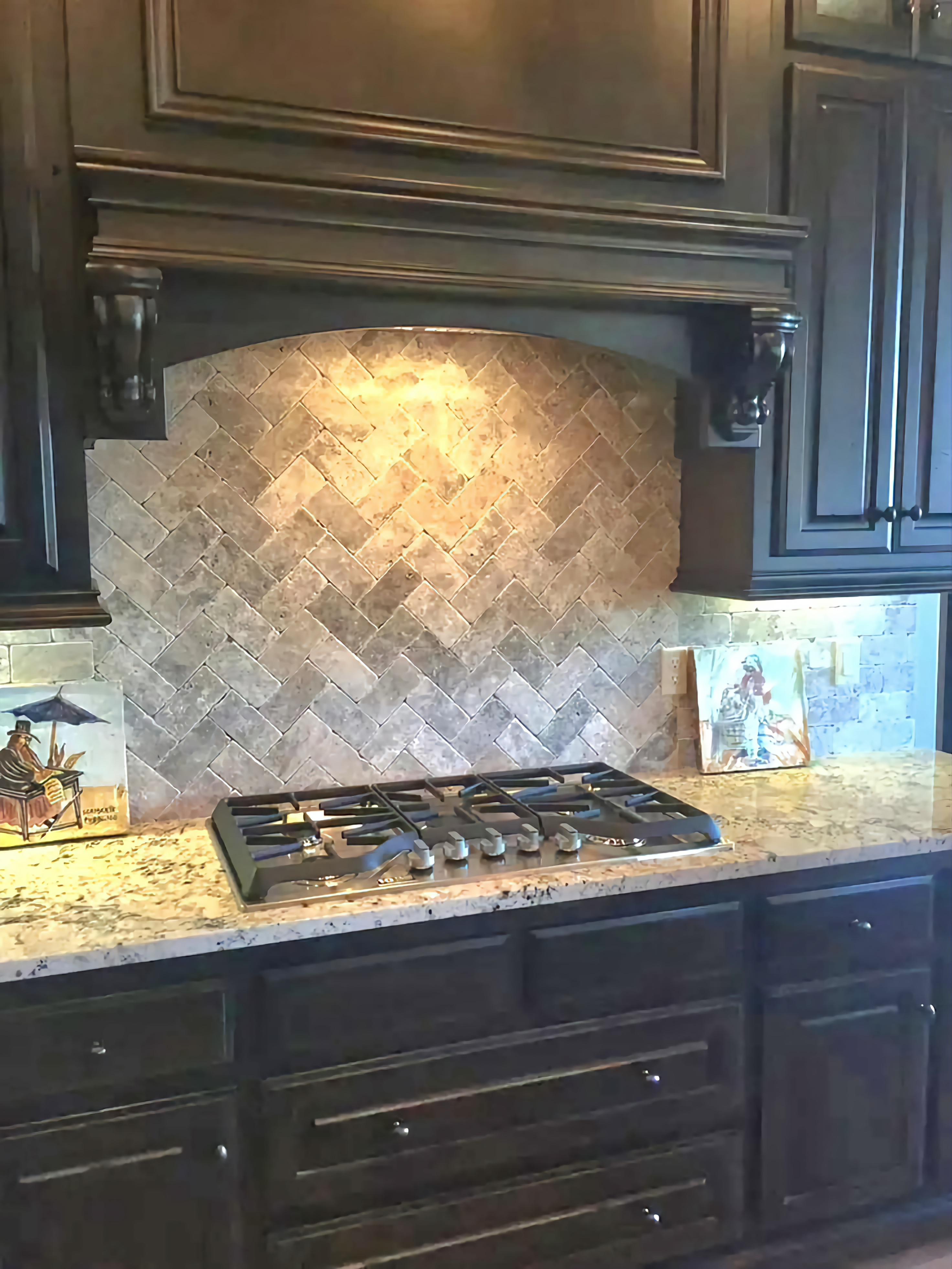 Плитка травертин STONELAK TUSCAN SILVER Tumbled/Антік 7,5х20,3 см 0,5 кв. м Grey (999802) - фото 6 Плитка травертин STONELAK TUSCAN SILVER Tumbled/Антік 7,5х20,3 см 0,5 кв. м Grey (999802) - фото 6