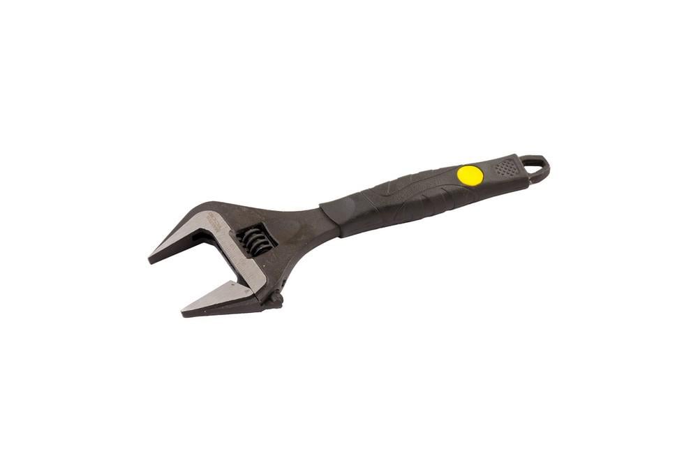 Ключ разводящий Mastertool тонкие губки CrV рукоятка с TPR накладкой 200 мм 0-38 мм (27735)