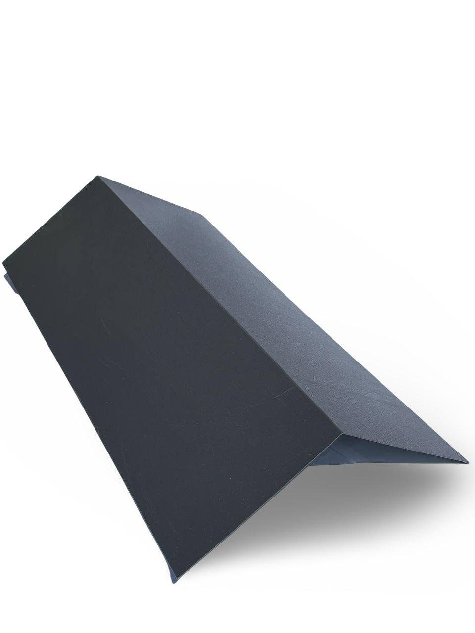 Планка конька проста 150х150 мм Графіт матовий RAL 7024 (13908386)
