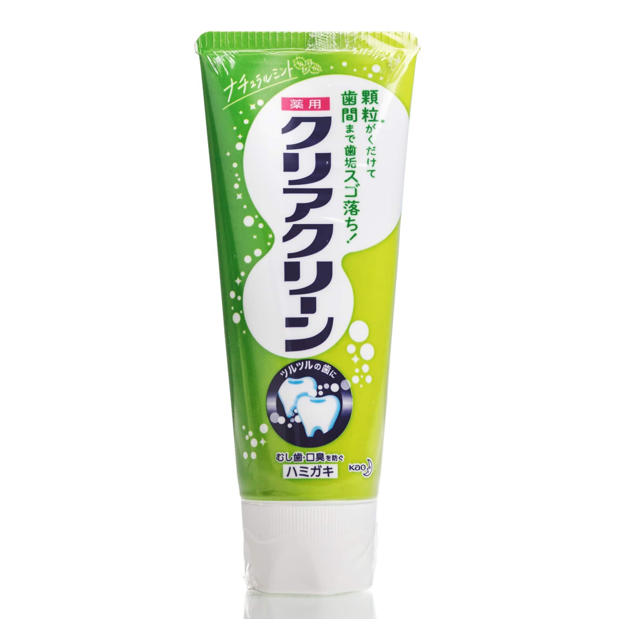 Зубна паста з мікрогранулами м'ята Kao Clear Clean Natural Mint 120 мл