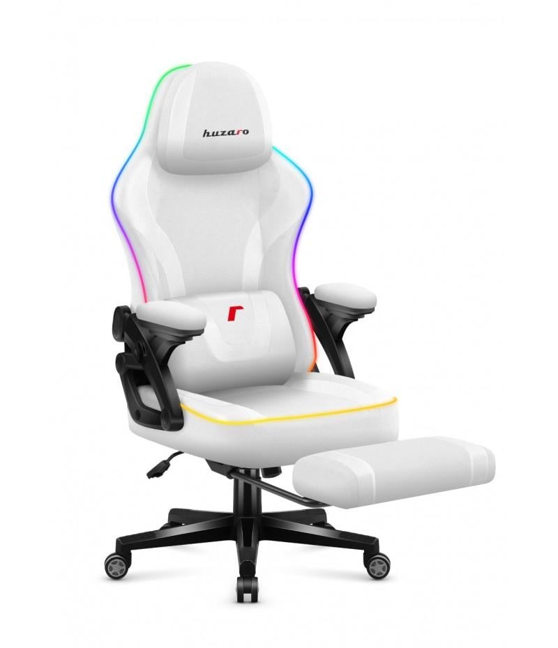 Компьютерное кресло Huzaro Force 4,6 ткань RGB White (19048220) - фото 3