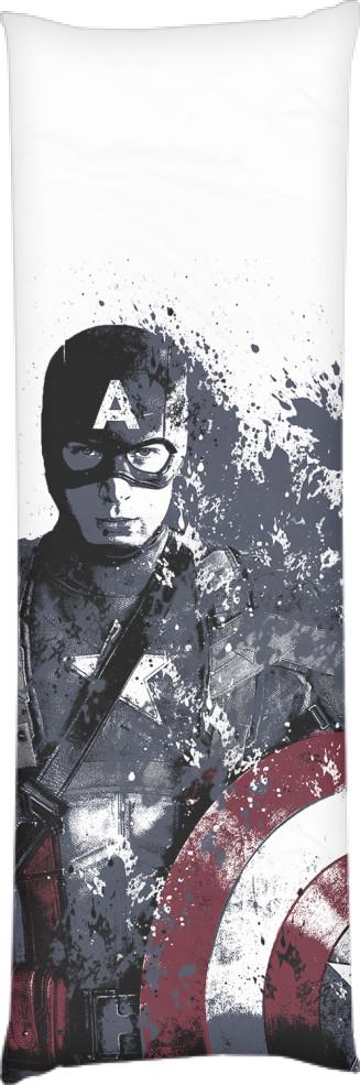 Подушка дакимакура Captain America 7 60x180 см (14099855)